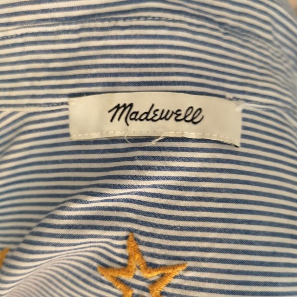 Madewell short sleeve blouse, medium - Picture 4 of 4